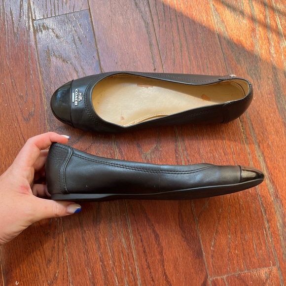 Black Coach Ballet Flats 6.5 - Picture 6 of 12